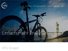 Tablet Screenshot of hfg-inkasso.de